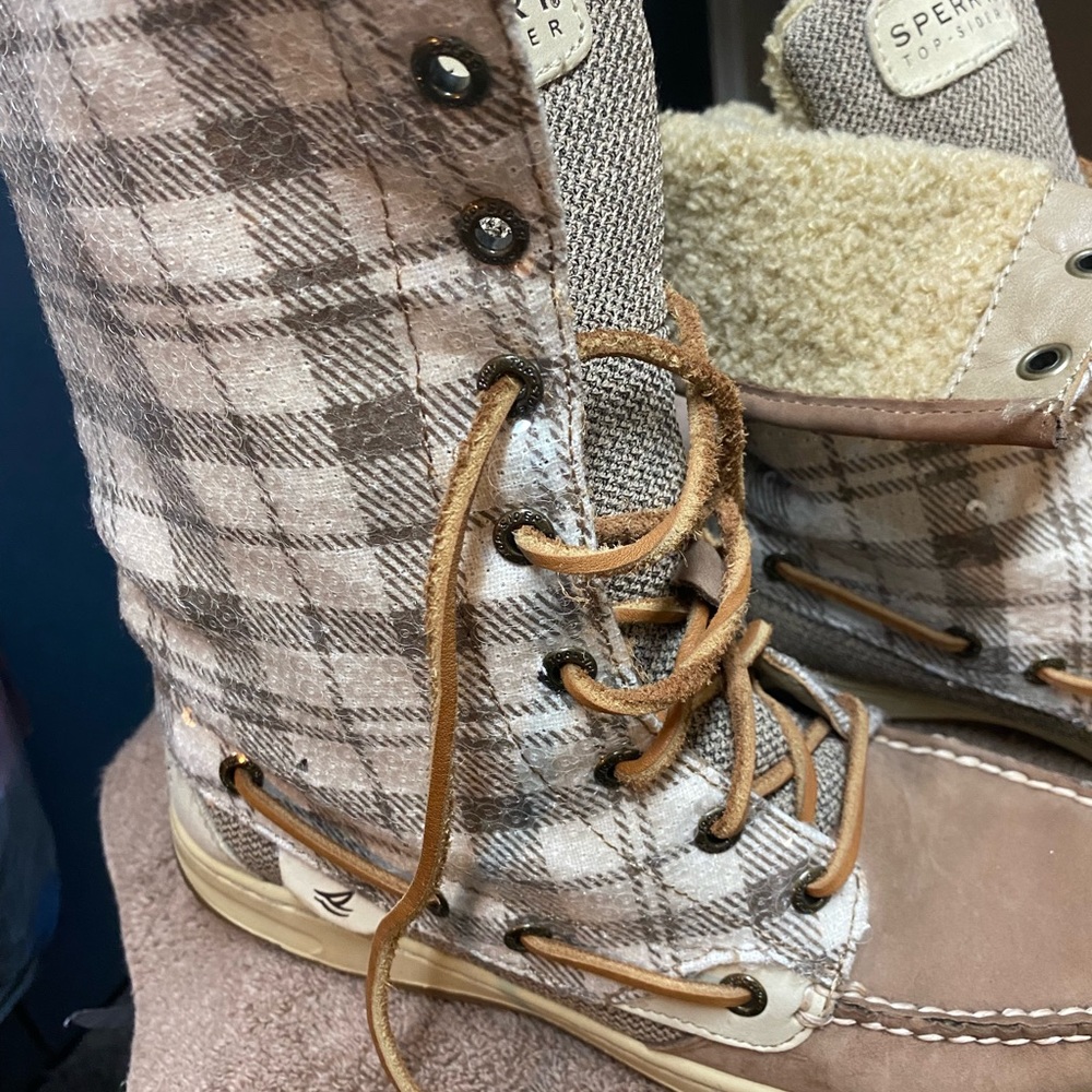 Exc Used Sperry Boots